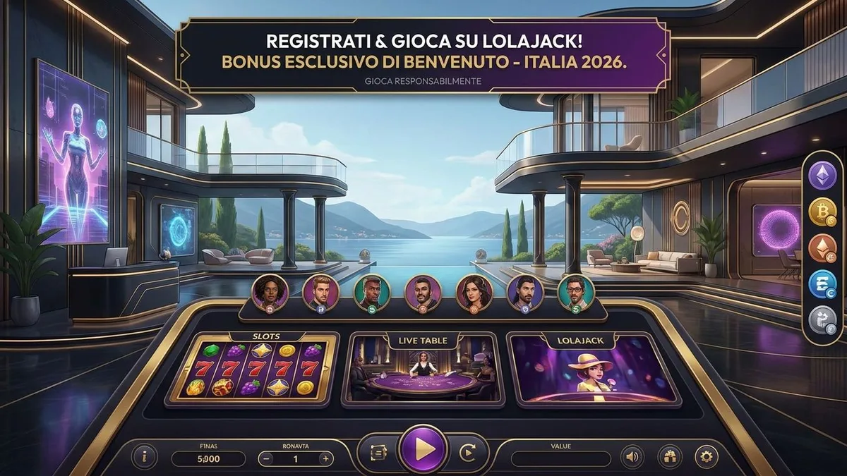 Registrazione con bonus Lolajack